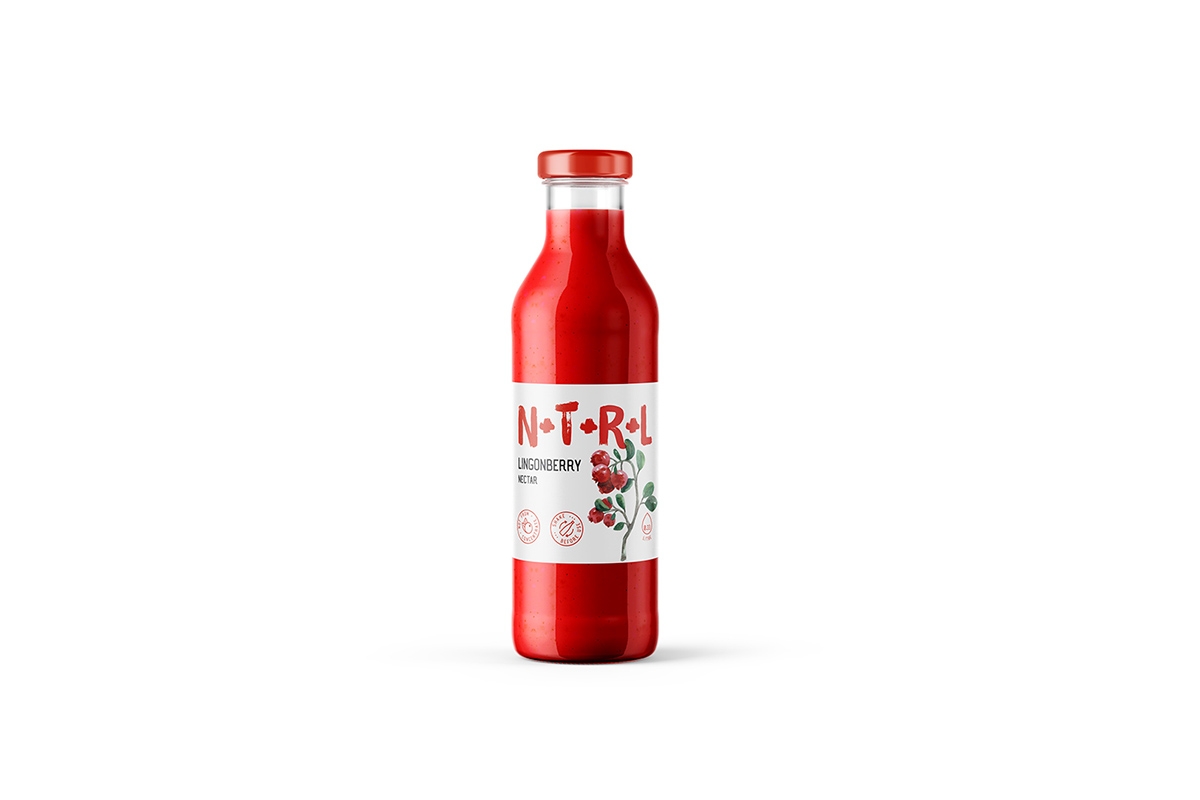 天然飲料，果汁的 品牌的包裝設計