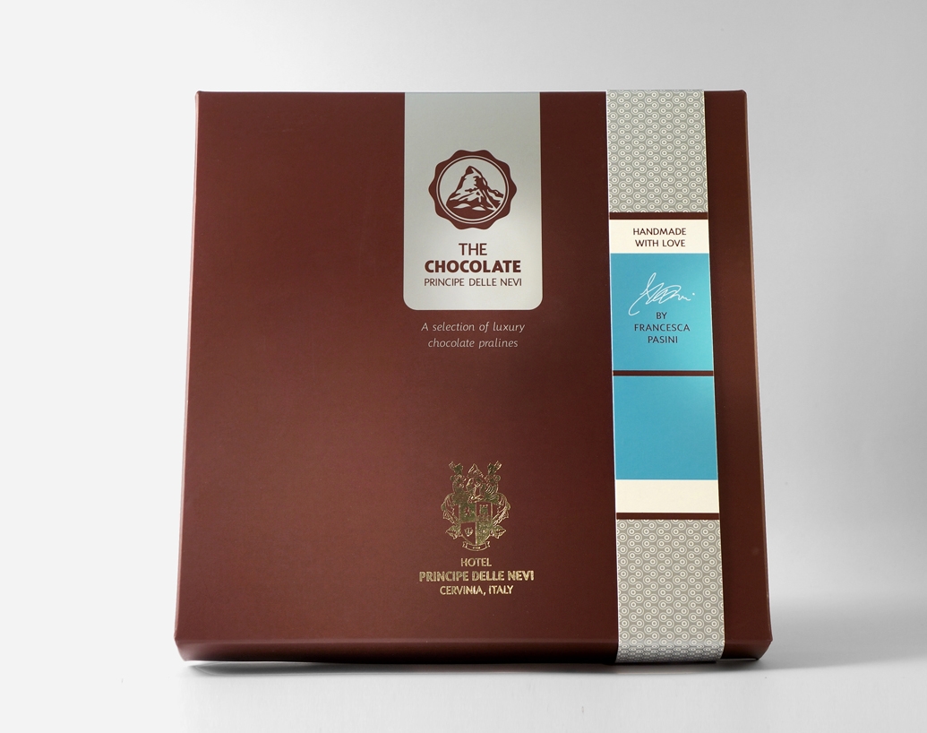 意大利豪華巧克力品牌包裝設計，專為酒店而定制